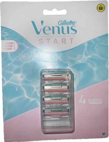 Gillette Venus Start Replacement Razor Blades 4 Pieces
