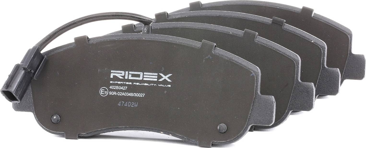 Ridex Brake Pad Set Front Axle
