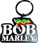 Bob Marley Logo Keyring Keychain