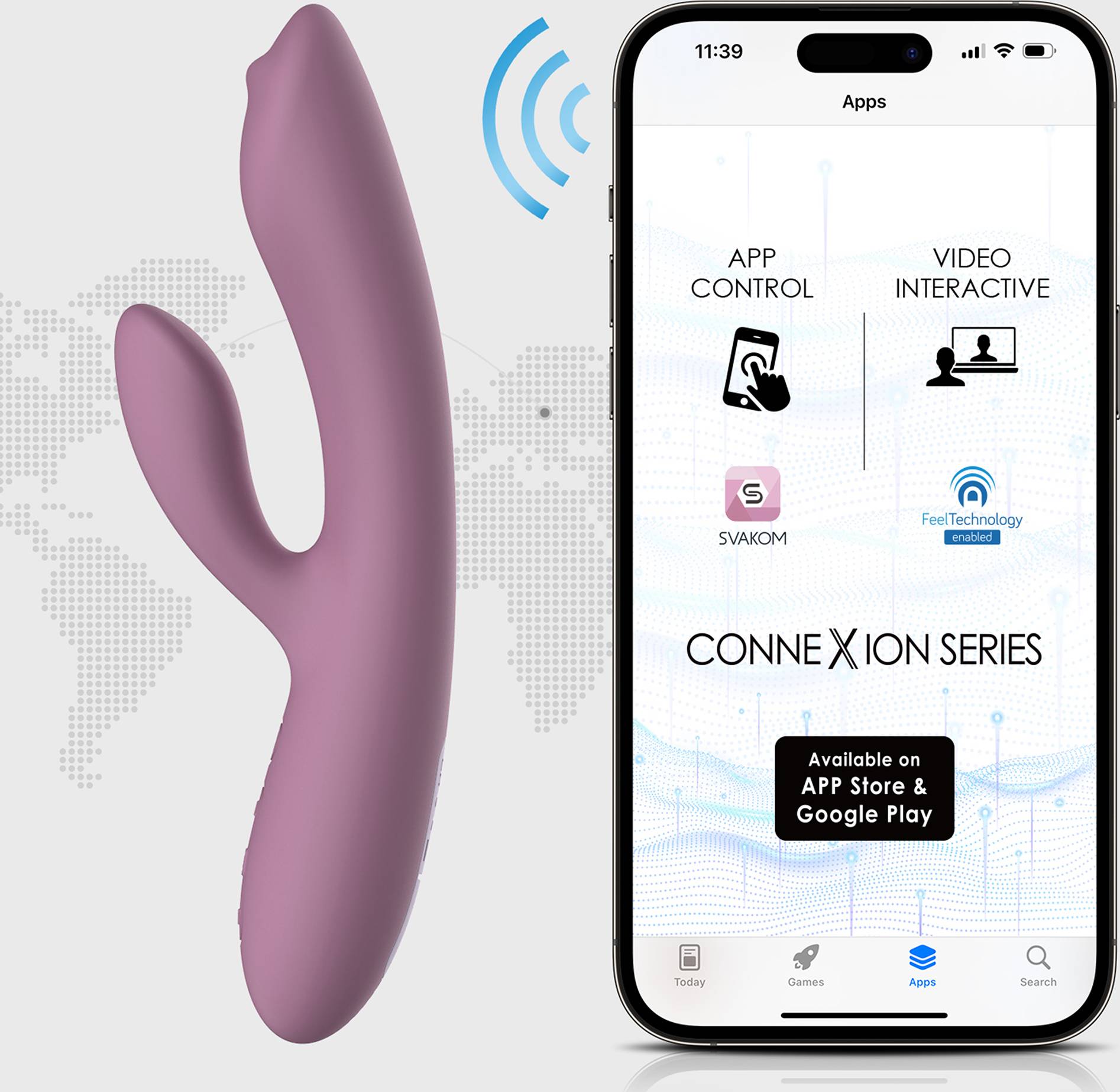 Trysta Neo Rabbit Vibrator With G-Spot Ball 1ud