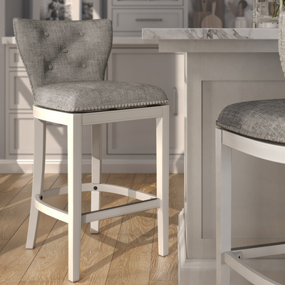 Home goods bar stools New Ridge Home Goods Swivel Bar with Back Seating Stool