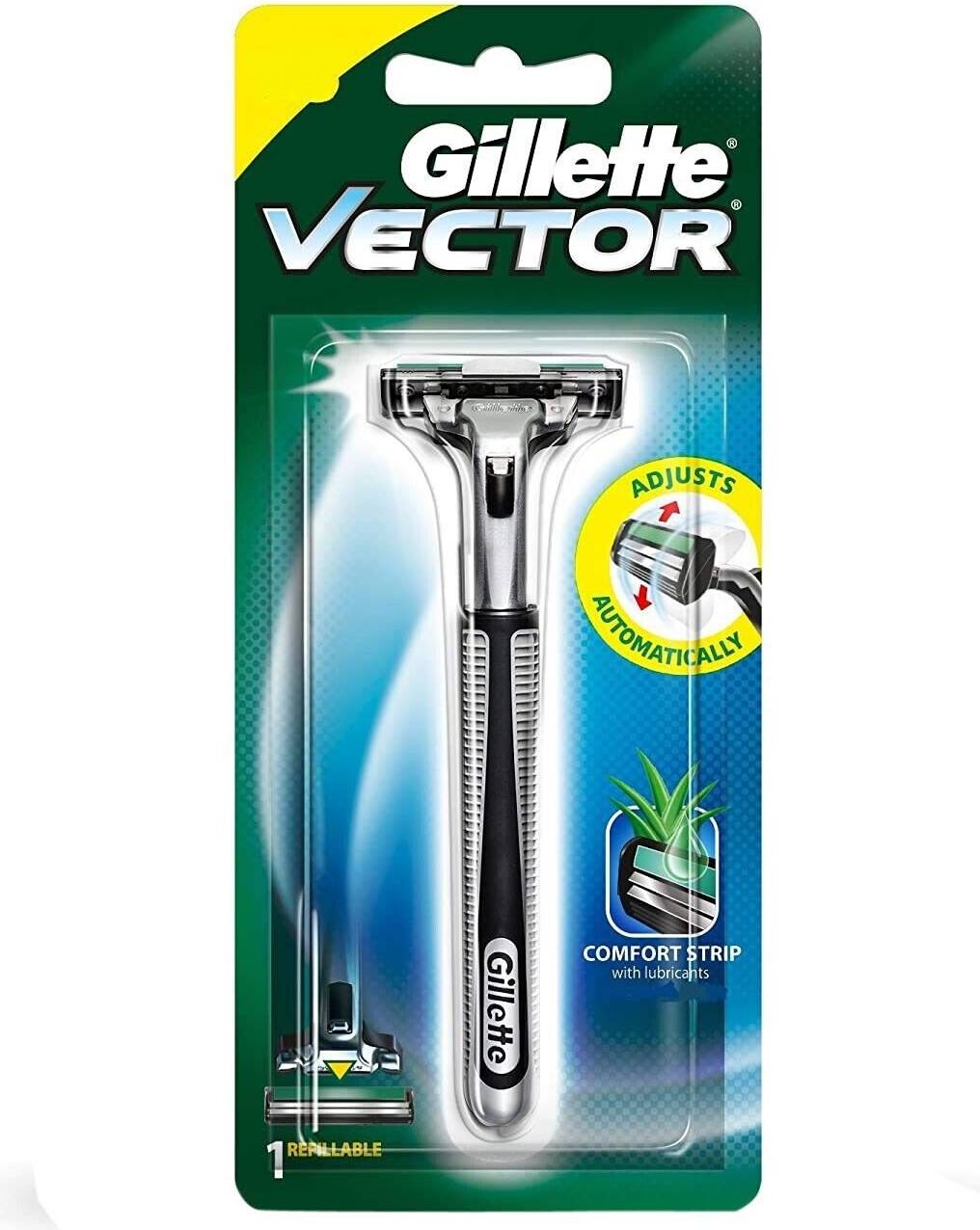 Shaving razor blade Gillette Vector Plus Manual Shaving Razor