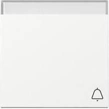 Gira Cover Plate Switch Push Button Rocker Symbol Bell Pure White