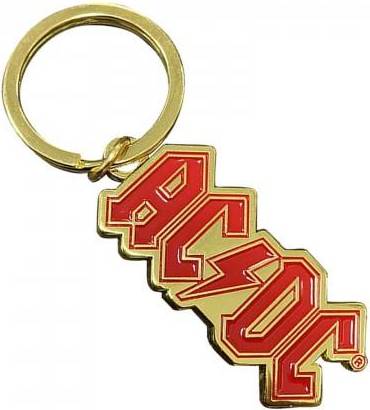 AC/DC Logo Keyring - White