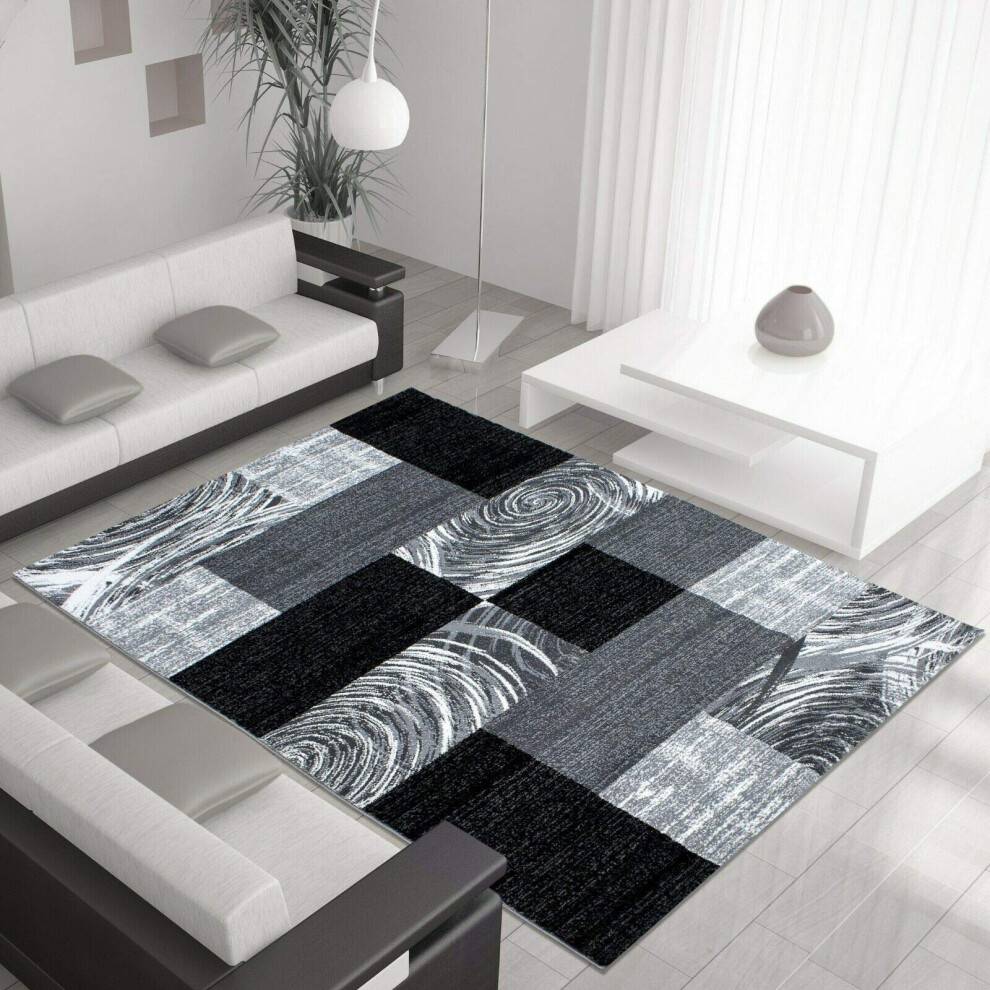 Viceroy viceroy bedding Rug ABSTRACT Black