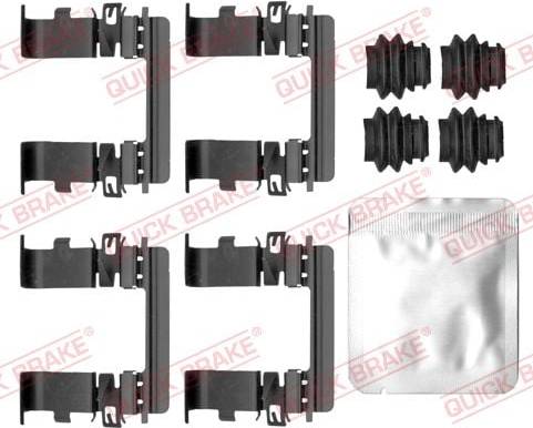Quick Brake Disc Pad Accessory Kit 109-0185