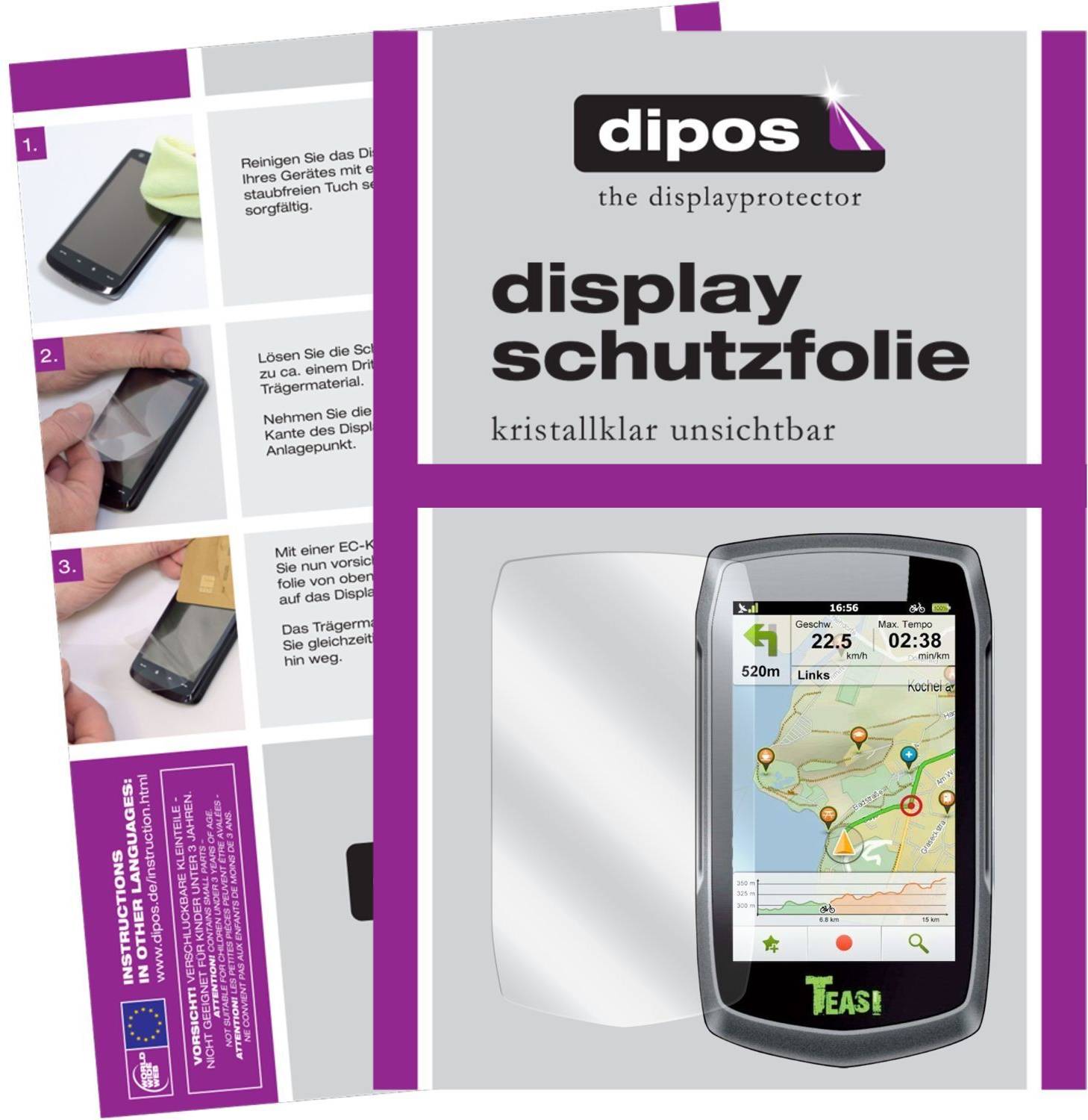 Dipos 3x Screen Protector A-Rival Teasi One Guard