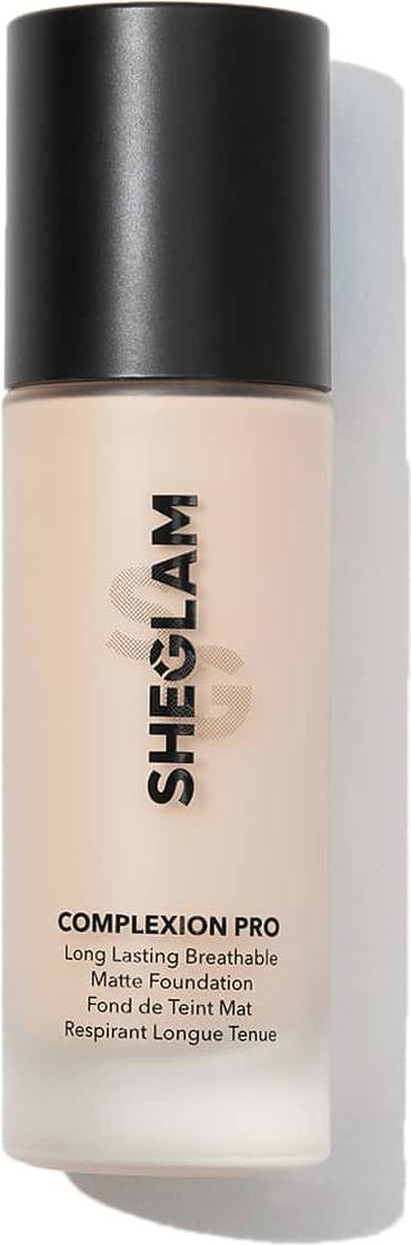 Shein Complexion Pro Long Lasting Breathable Matte FoundationChantilly Matte Sweatproof Foundation Oil Control Full Coverage Poreless Concealer Waterproof F