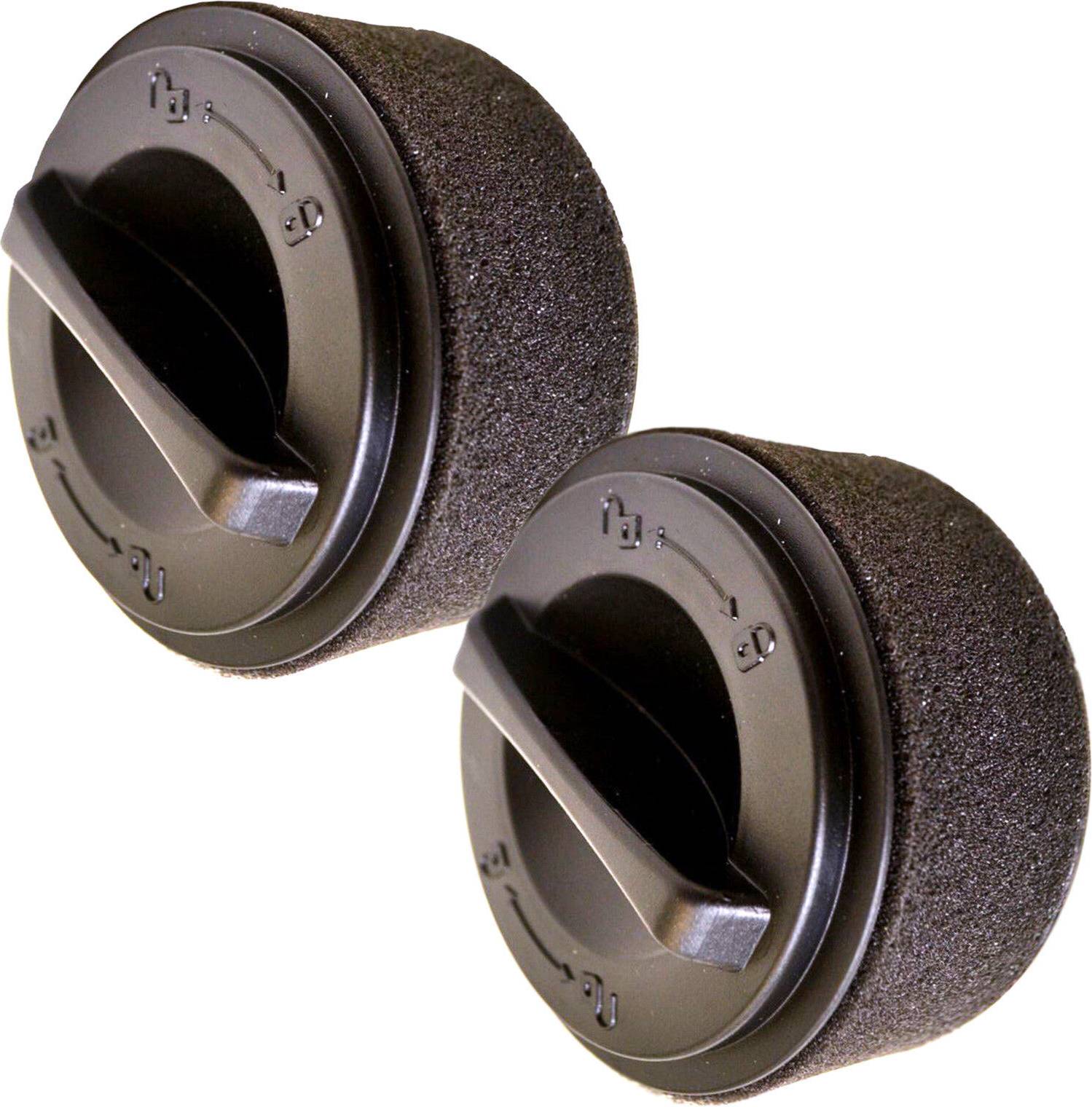 HQRP 2-Pack Inner Outer Circular Filter