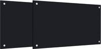 vidaXL Kitchen 2 Tempered Splash Guard 2pcs