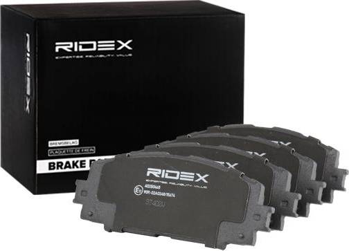 Ridex Brake Pad Set Front Axle