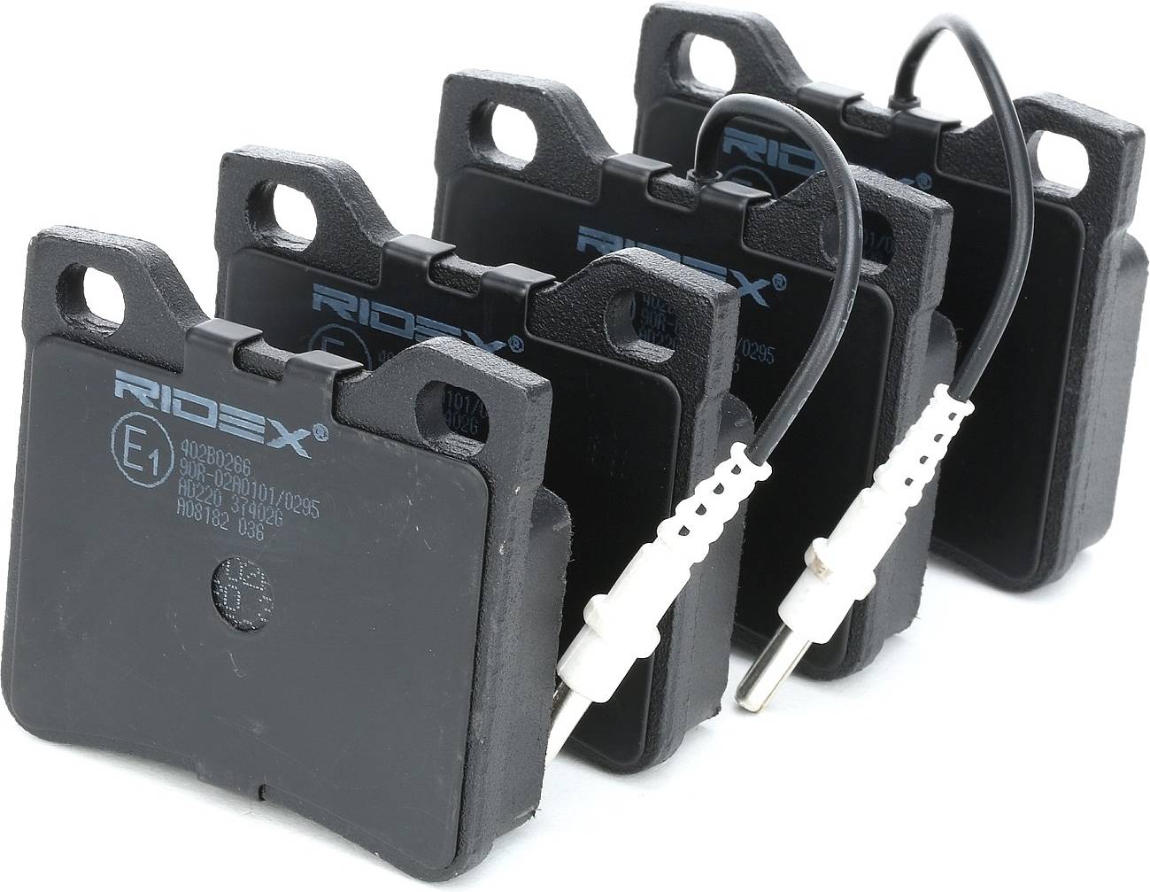 Ridex Brake Pad Set Rear Axle With Wear Sensor