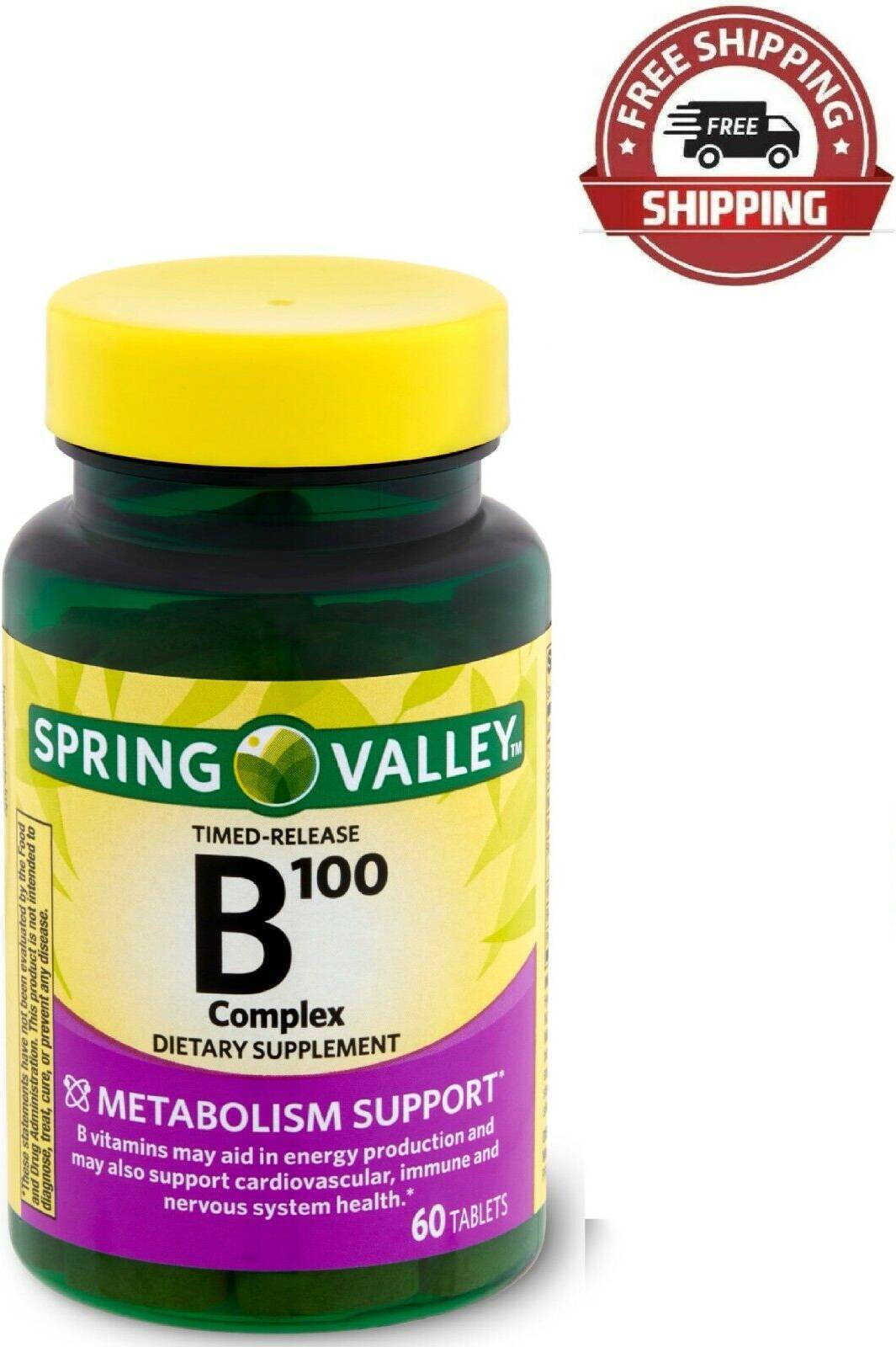 Timed-Release B100 Complex Tablets 60 Count