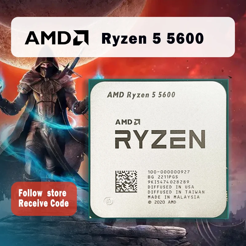 Amd ryzen 5 processor AMD Ryzen 5 R5 5600 6-Core 12-Thread CPU Processor