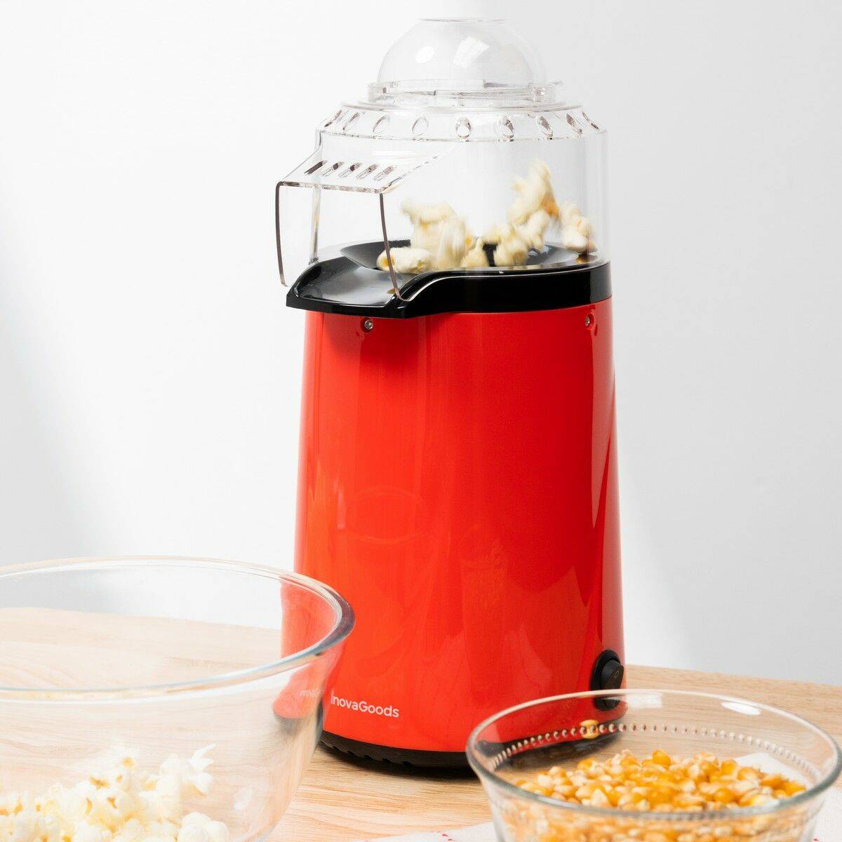 InnovaGoods Machine À Pop-Corn À Air Chaud Rouge