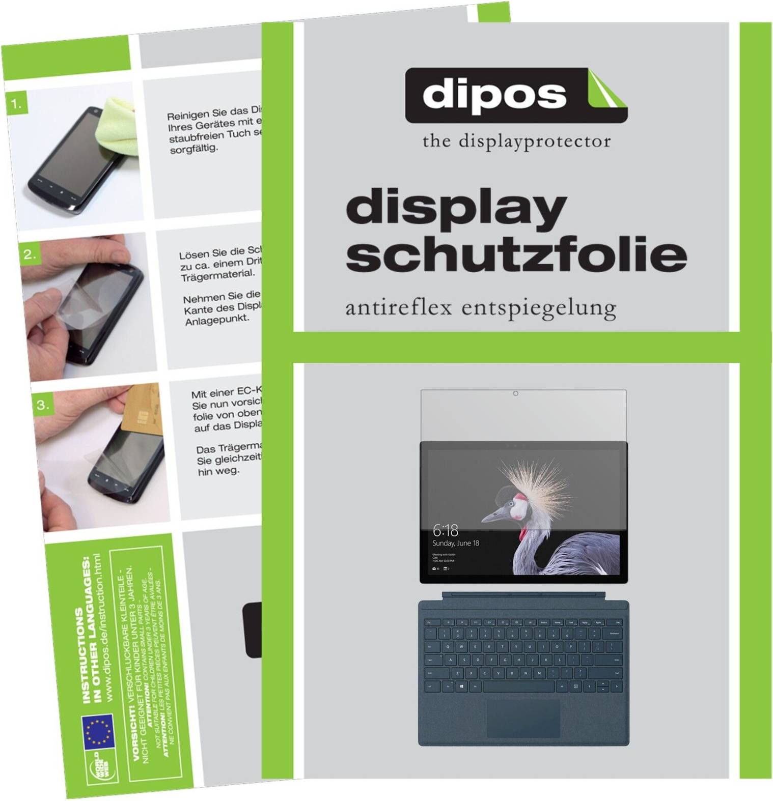 Dipos Screen Protector Surface Pro 2017