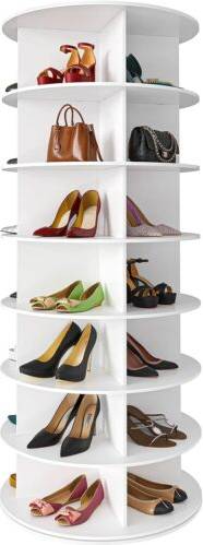 SpaceAid 7 Tier Rotating Shoe Rack