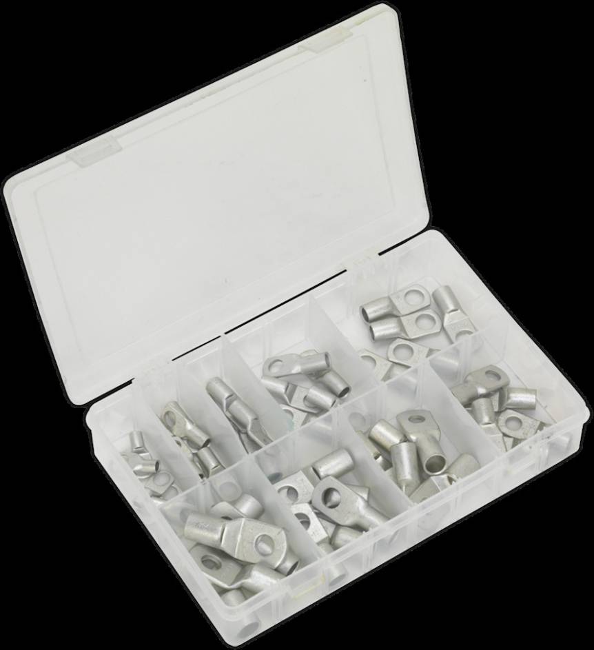 Sealey Copper Lug Terminal Assortment 52pc