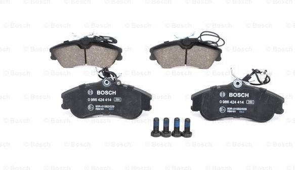 Bosch Brake Pad Set With Integrated Wear Sensor