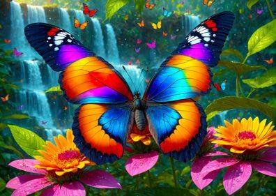 Enjoy Butterfly In The Forest