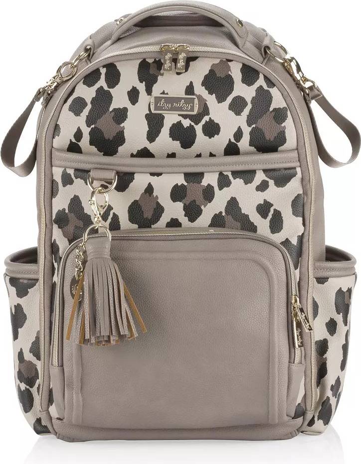 Baby bag backpack Itzy Ritzy Boss Plus Backpack Diaper Bag Leopard