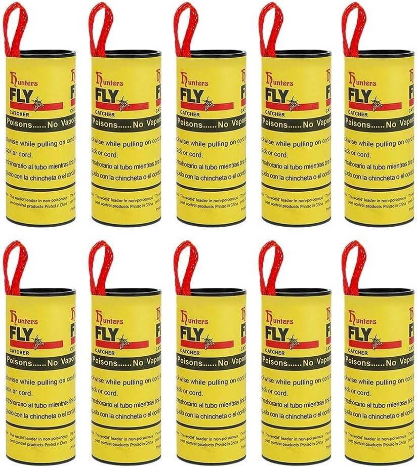 Shatchi 54PCS Fly Catcher Insect Trap Sticky Paper Roll