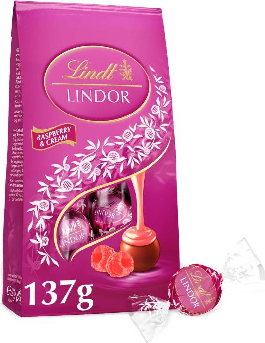 Lindt Raspberry & Cream 137g 137g
