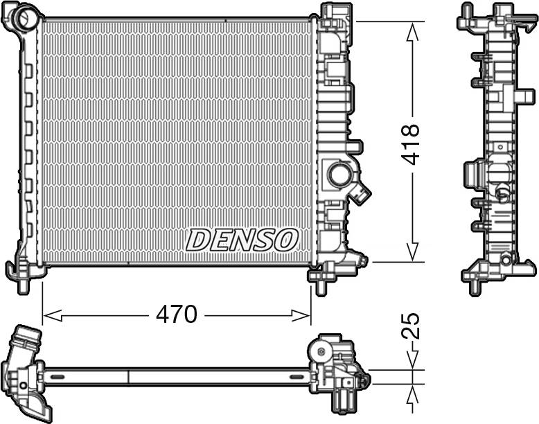Denso DRM20114 Radiator