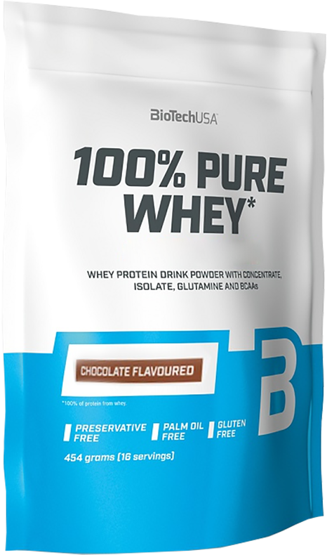 BioTechUSA Raspberry Cheesecake Pure Whey Protein Powder 454 g