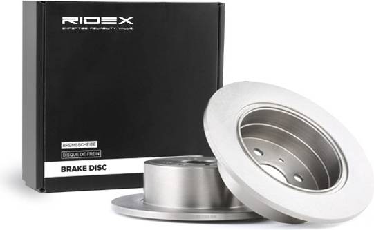Ridex Brake Disc Rear Axle Uncoated Untreated