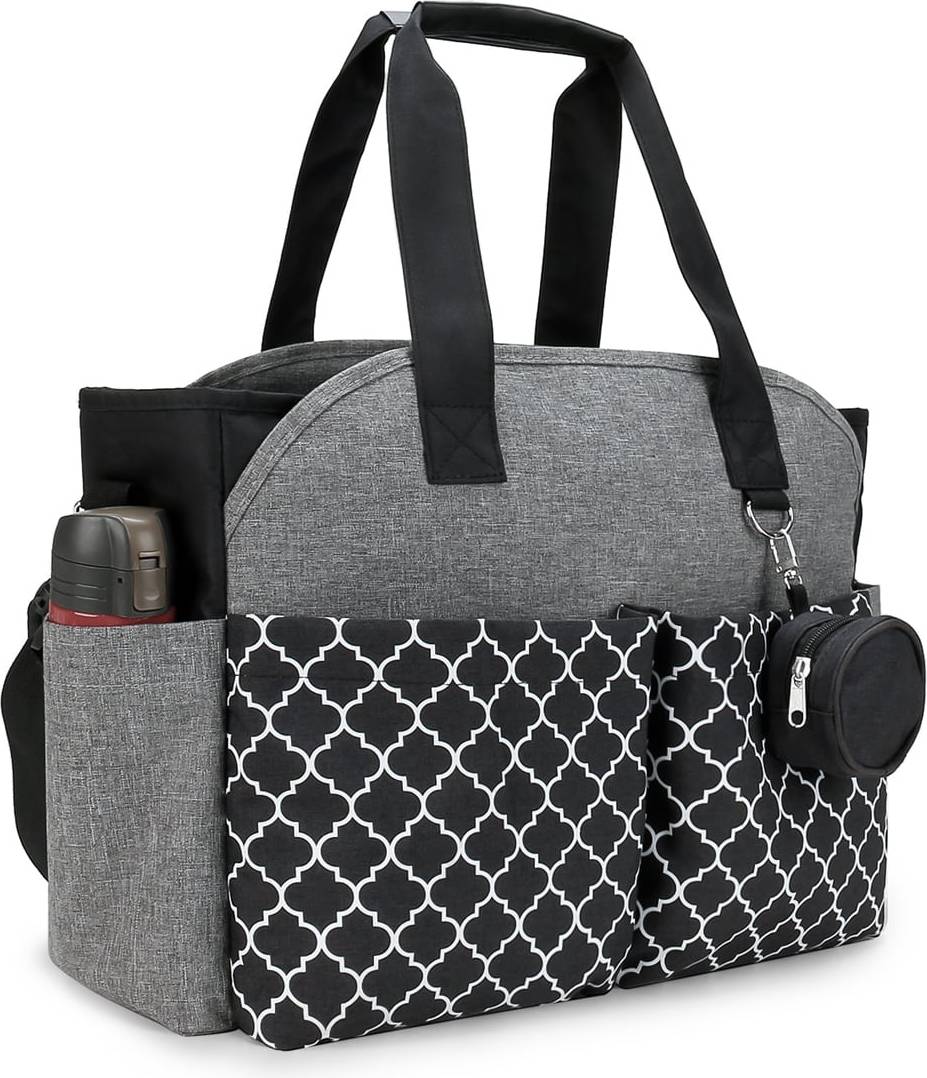 Shein Portable Diaper Bag With Shoulder Strap Including Pacifier Case
