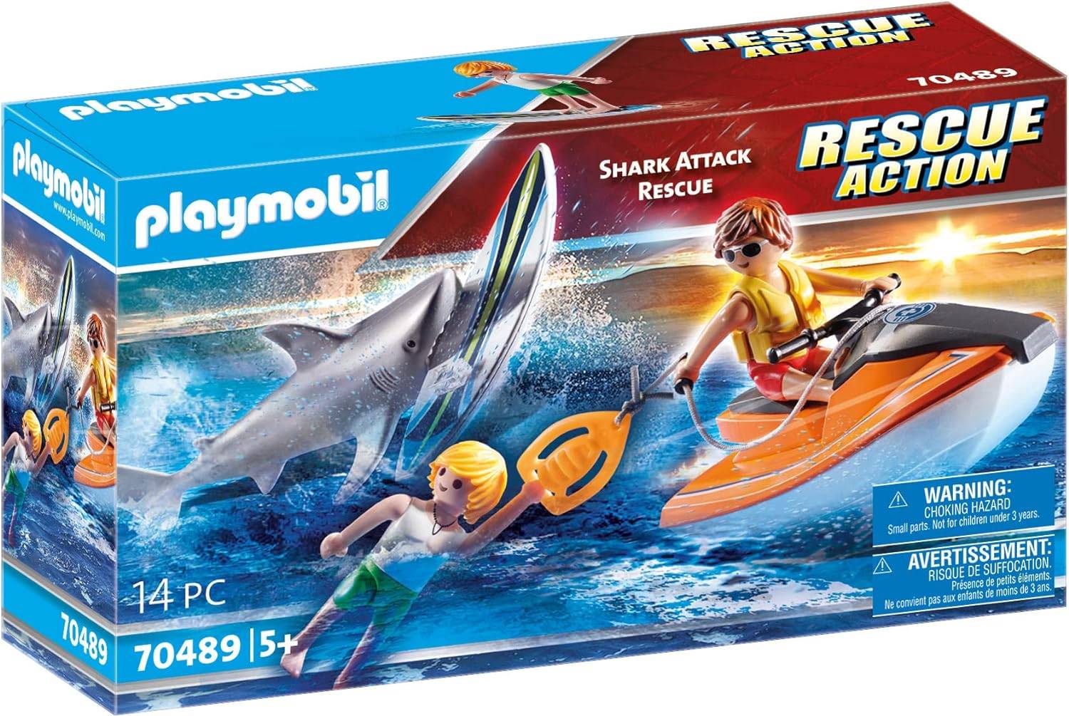 Playmobil Rescue Action Shark Attack Rescue 70489
