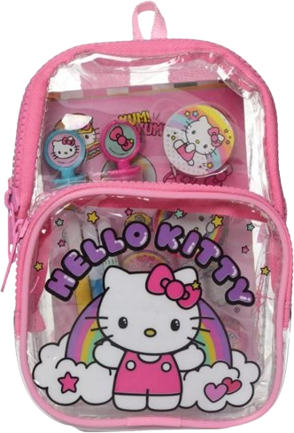Hello Kitty Mini Activity Backpack - Pink/Clear