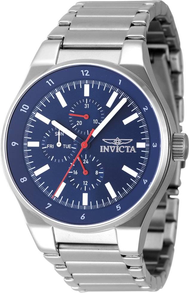 Invicta Racing Kvartsklocka Herr 44mm Silver