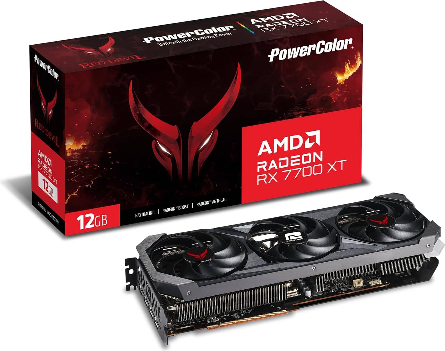Rx 7700 xt Powercolor Radeon RX 7700 XT Red Devil HDMI 3xDP 12GB GDDR6