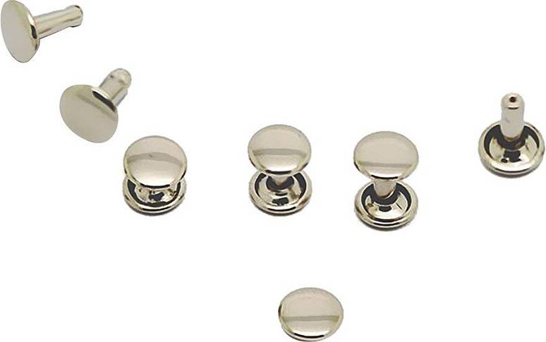Jojomino 100pcs DIY Rivet Rivet Rivet Metal Board