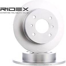 Ridex Brake Disc Rear Axle Uncoated Untreated