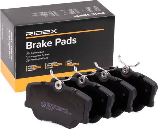 Ridex Brake Pad Set Front Axle