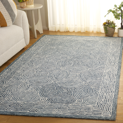 Safavieh Handmade Micro-Loop Blue