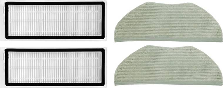 Torribaly HEPA Filter Mop Cloth Rag 360