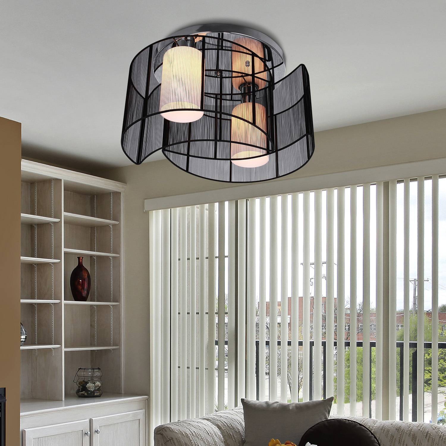 Homcom Modern Mini Style Mount Ceiling Flush Light