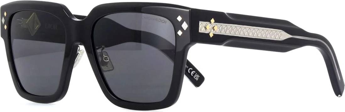 Dior CD Diamond S3F Solbriller - Sort