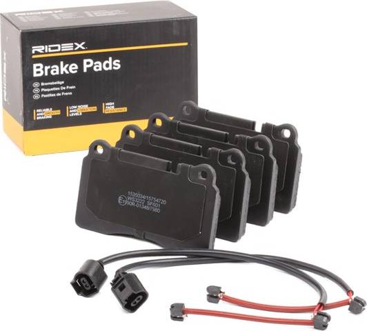 Ridex Brake Pad Set Front Axle