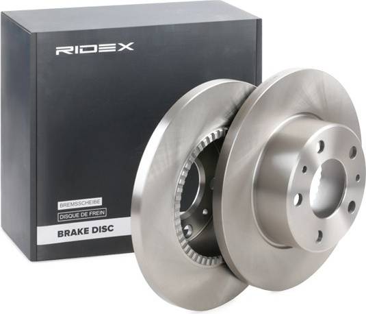 Ridex Brake Disc Rear Axle Uncoated Untreated