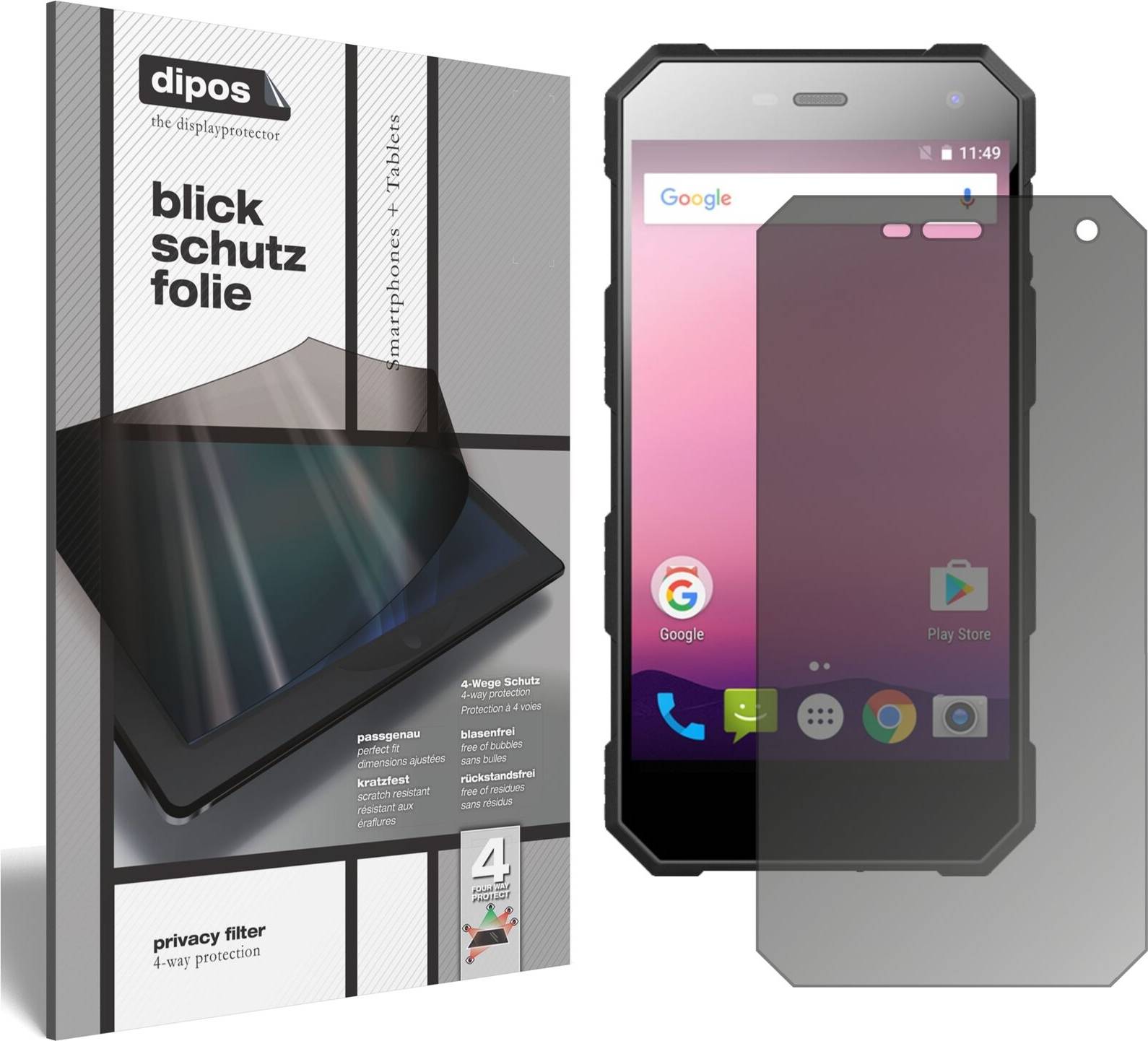 Dipos Nomu S10 Pro Privacy Filter Screen Protector