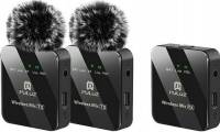 Puluz Wireless Lavalier Microphone 2 TX RX