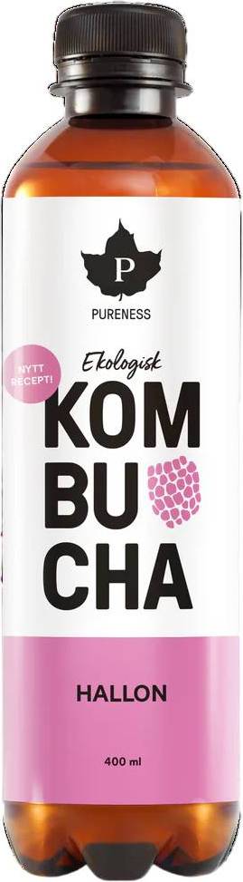 Pureness Organic Kombucha Raspberry 40cl 1pak