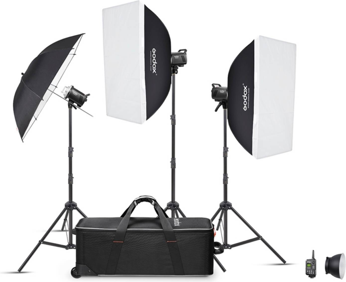 Godox studio kit Godox MS200V D Trio Studio Flash Kit