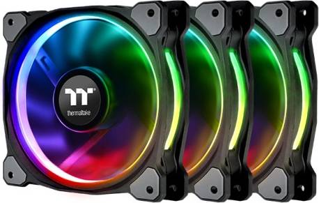 Thermaltake Riing Plus 12 RGB Radiator Fan TT Premium Edition Three Pack 120mm