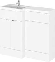 Combination toilet vanity unit Hudson Reed lh Combination Unit